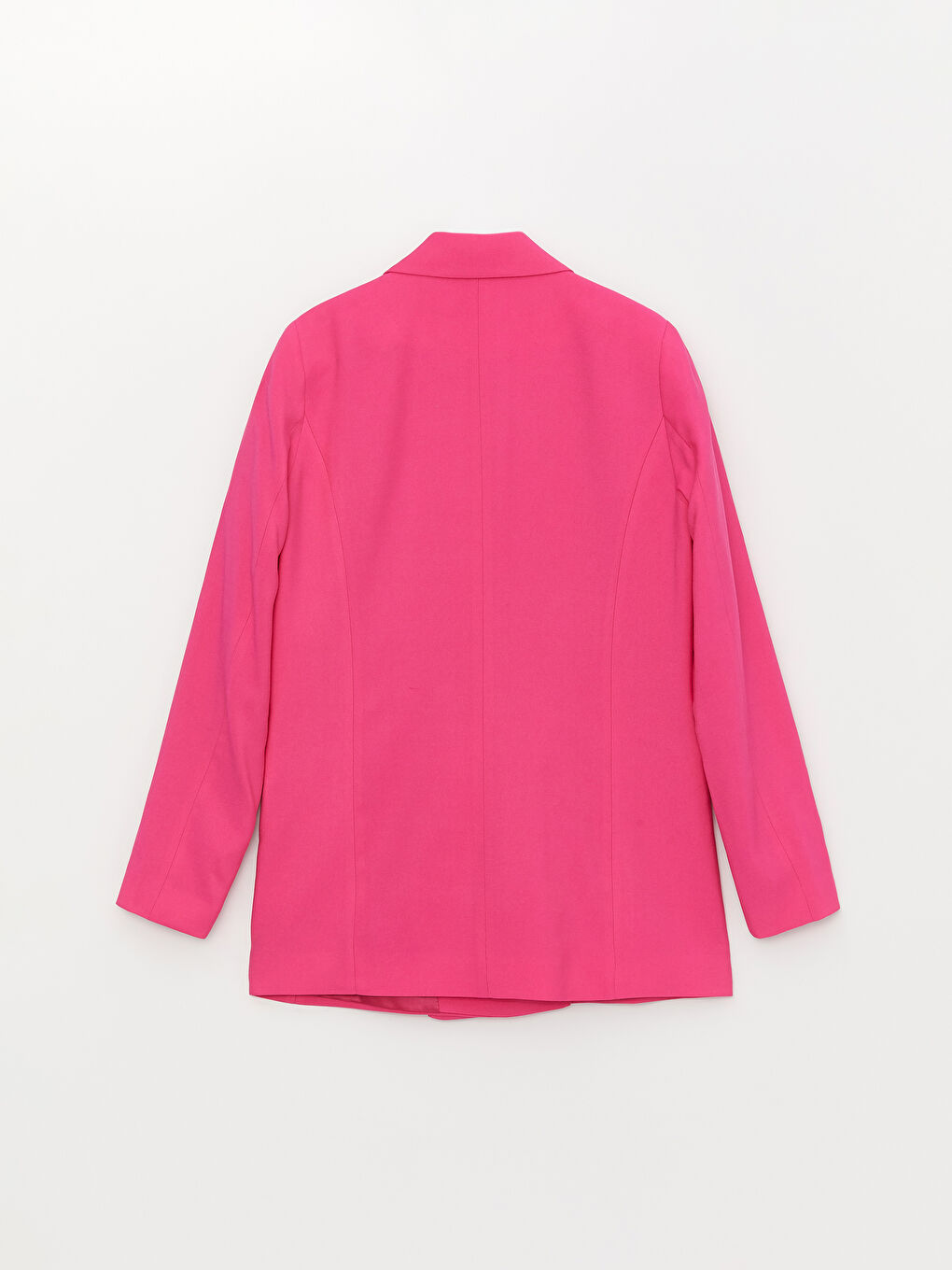 Veste Blazer Unie à Manches Longues pour Femmes-6