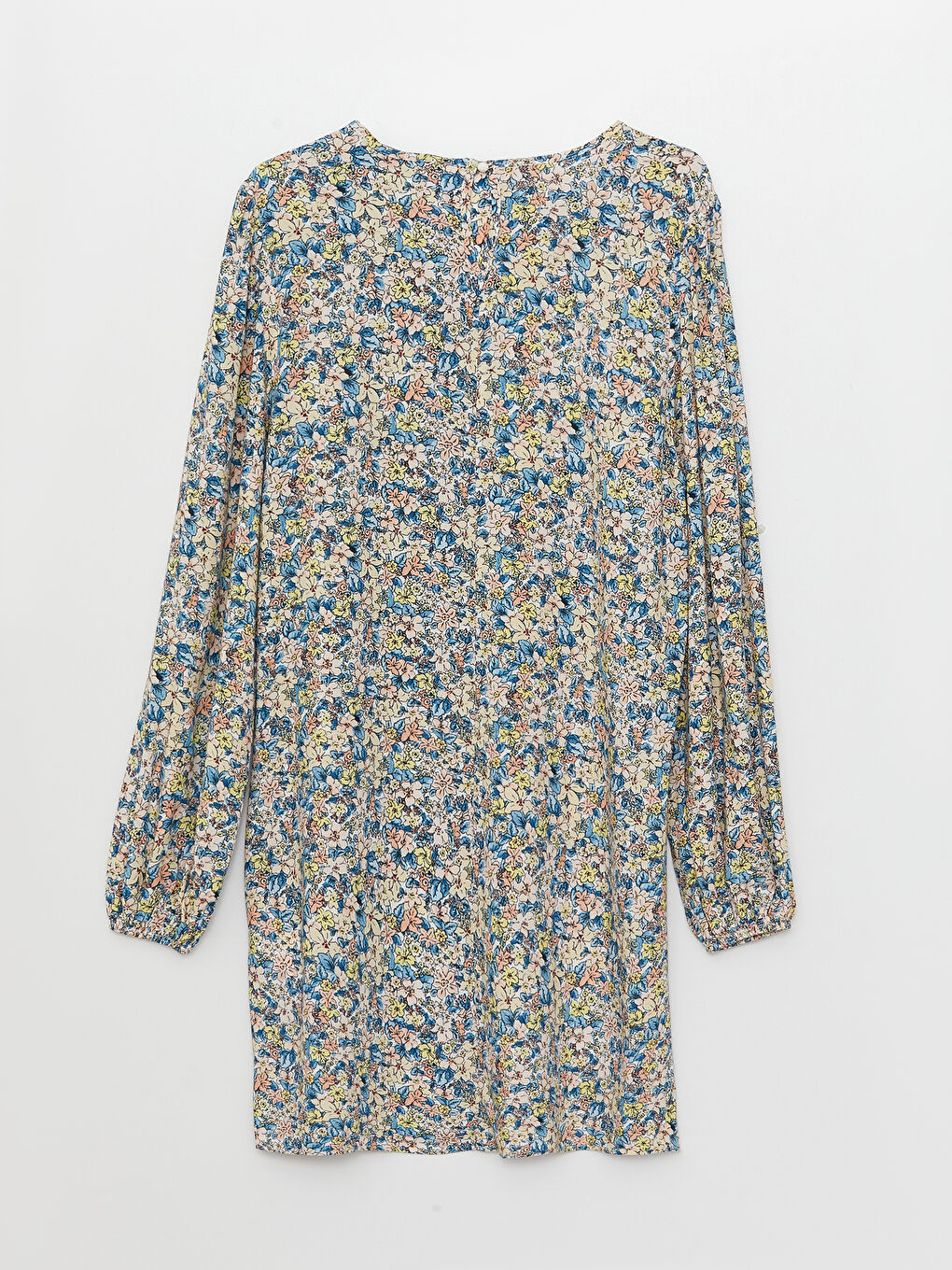 Crew Neck Patterned Long Sleeve Women's Tunic-6