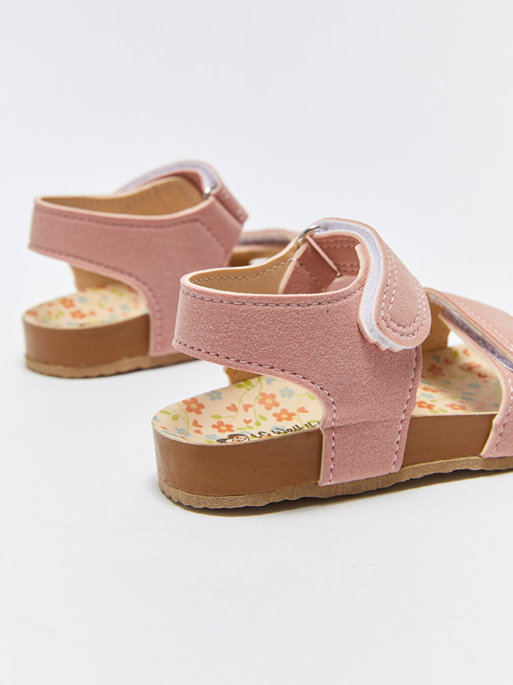 Hook and Loop Baby Girl Sandals-4