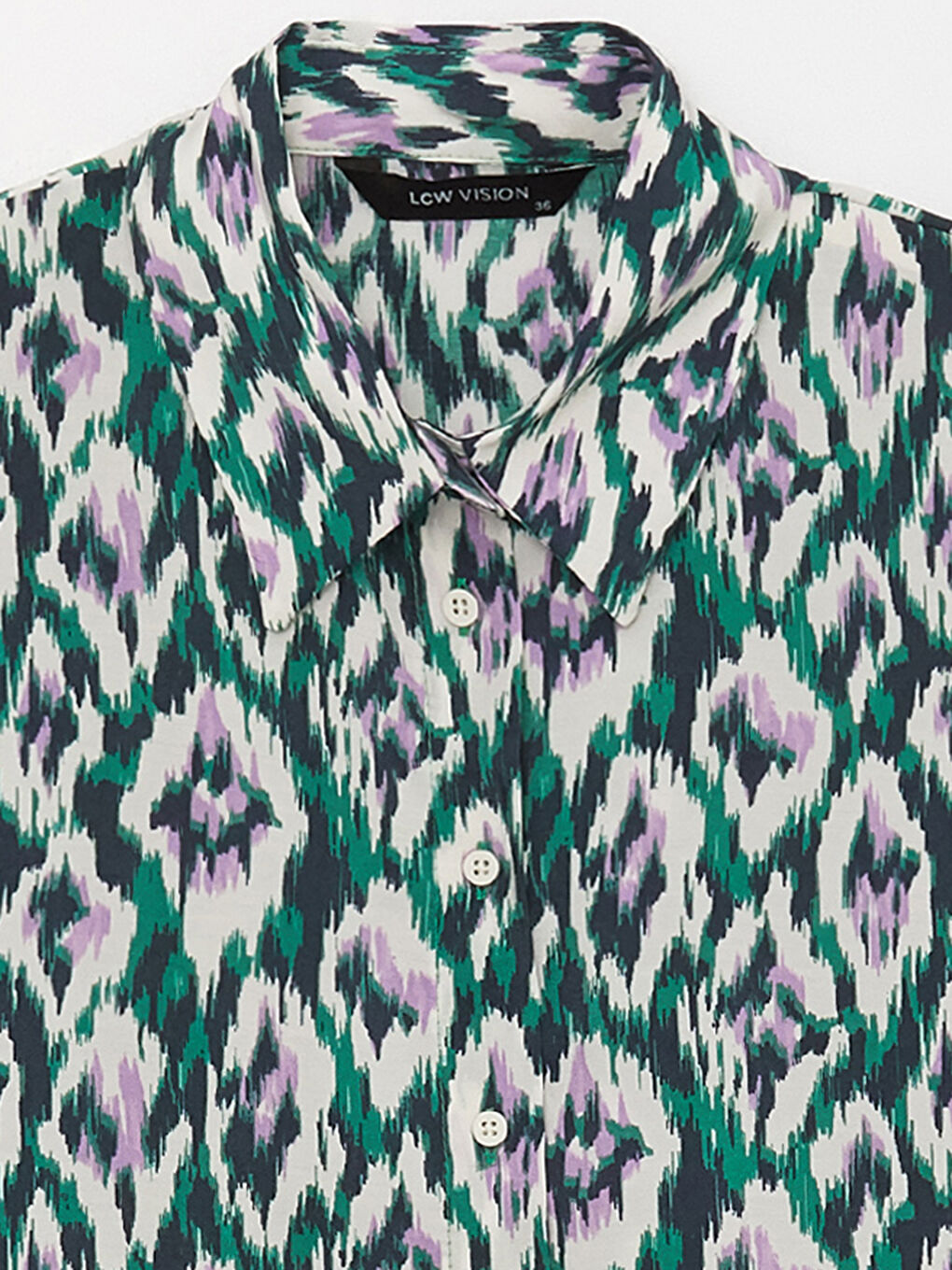 Cămașă Supradimensionată cu Mânecă Scurtă pentru Femei, cu Model-7