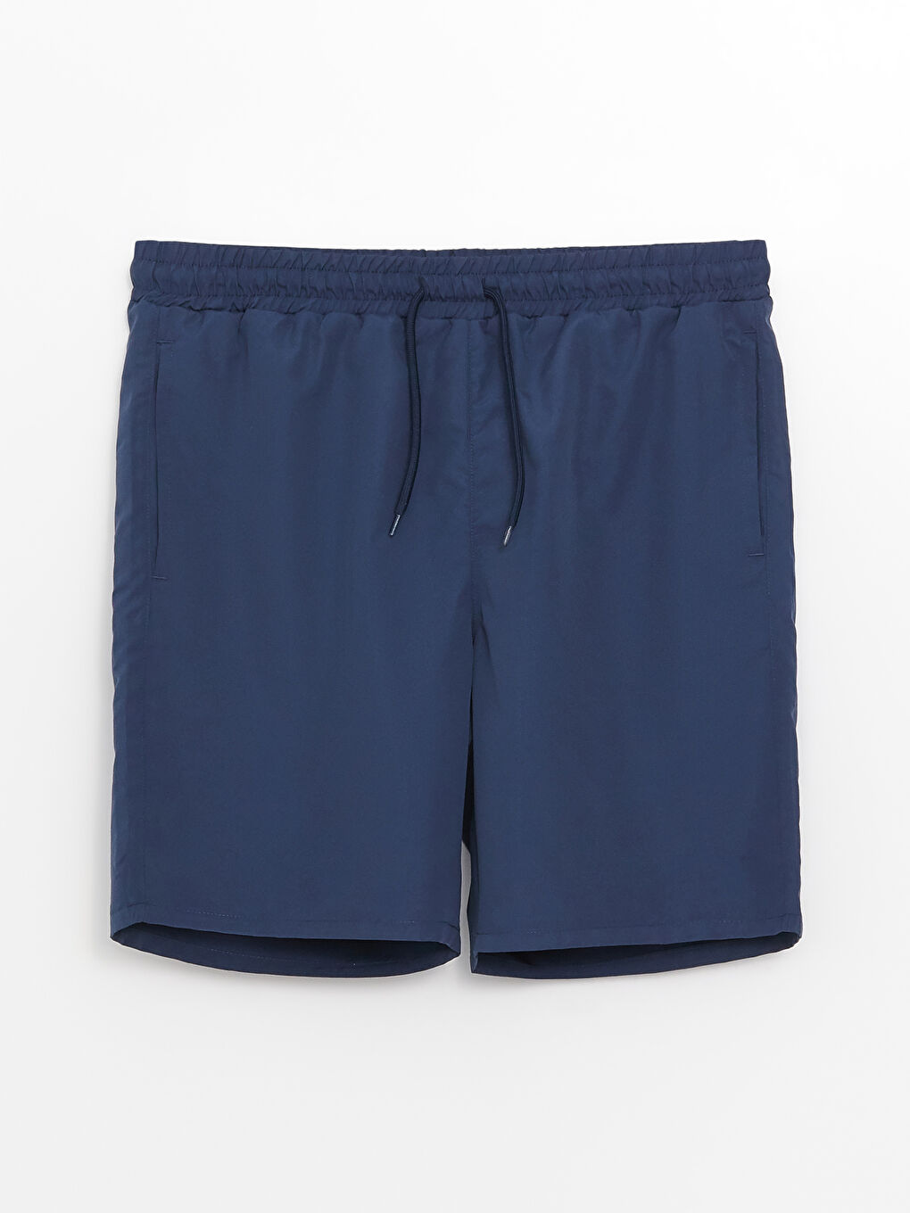 Lacivert Kısa Boy Basic Erkek Deniz Şortu-5