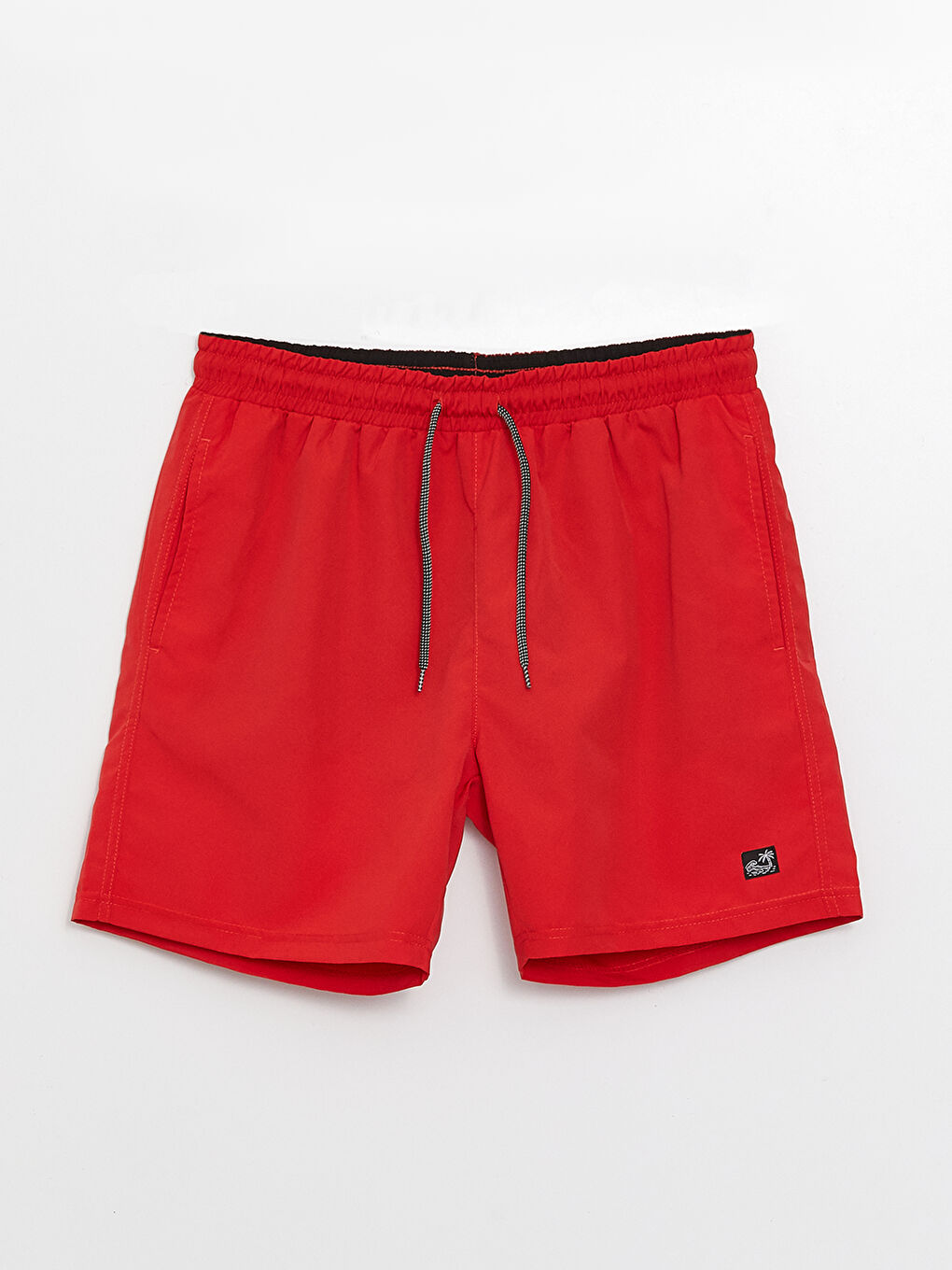 شورت سباحة قصير سادة للرجال-5