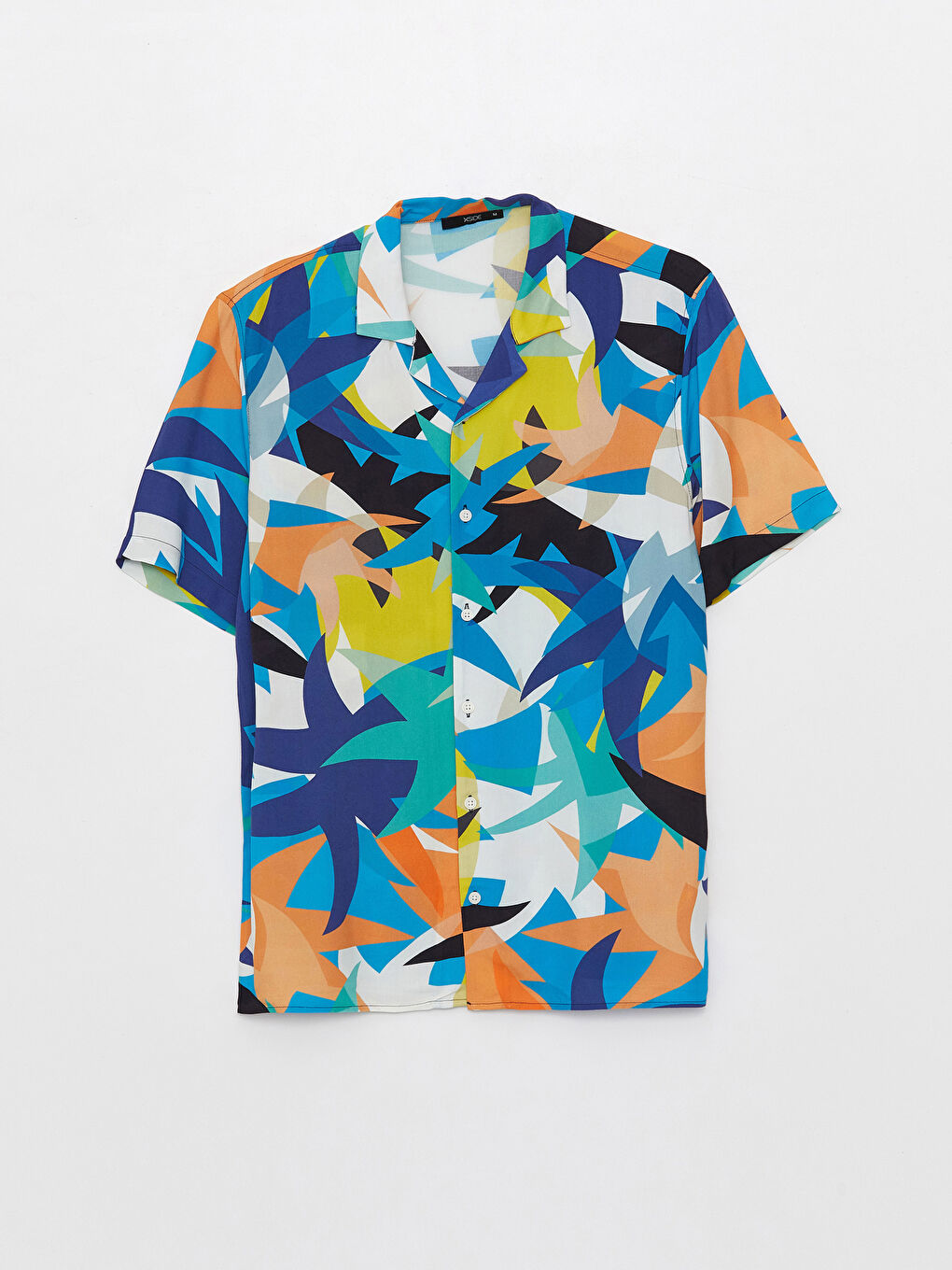 Ерлерге арналған өрнекті вискоза жейде-5