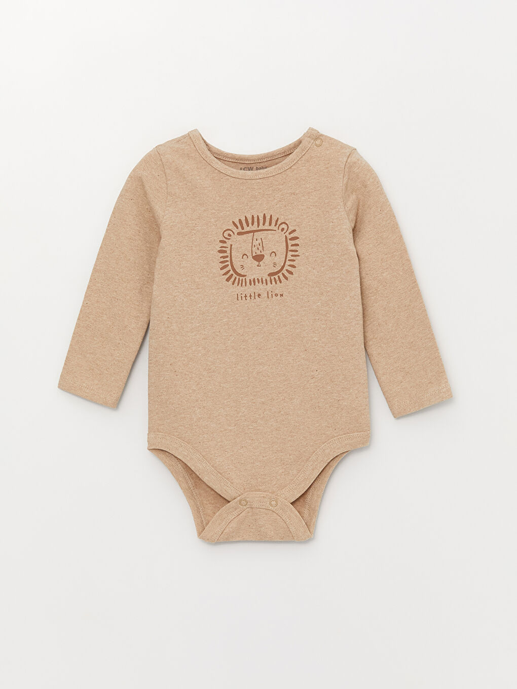 Kahverengi Bisiklet Yaka Kısa Kollu Baskılı Erkek Bebek Çıtçıtlı Body ve Pantolon 2'li Takım-4