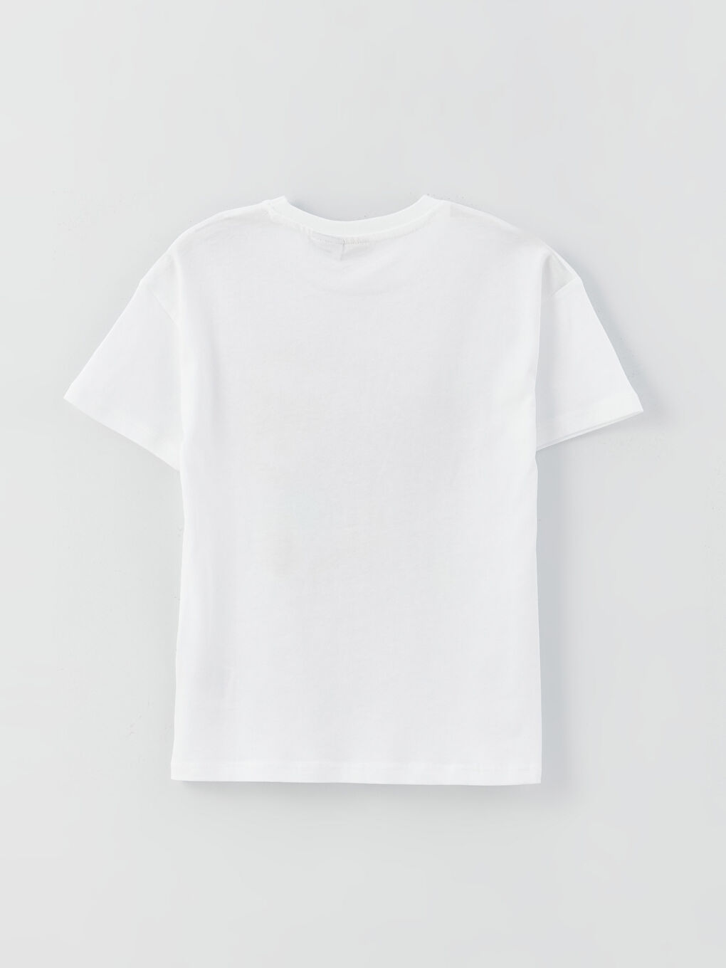 Crew Neck Minnie Mouse Printed Short Sleeve Girls' T-Shirt-1