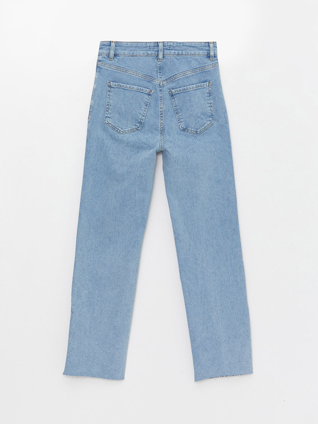 High Waisted Straight Fit Women's Jeans-6