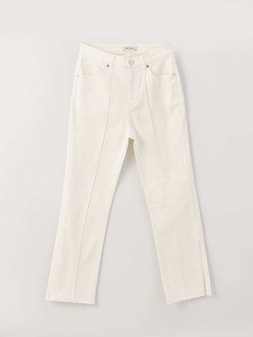 High Waisted Straight Fit Women's Jeans-5