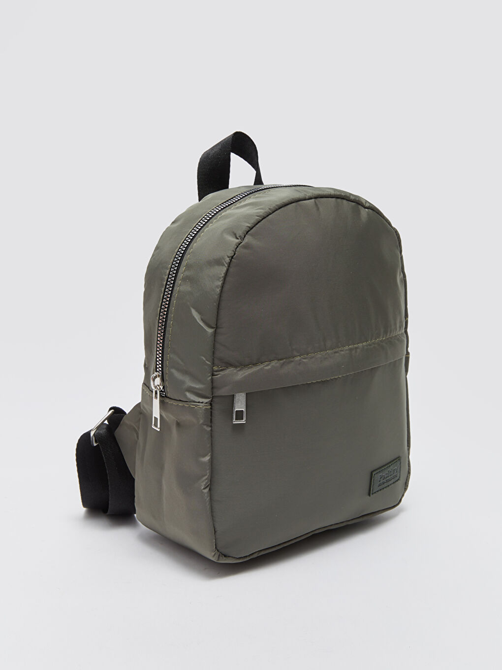 Haki Paraşüt Kumaş Kadın Sırt Çantası-1