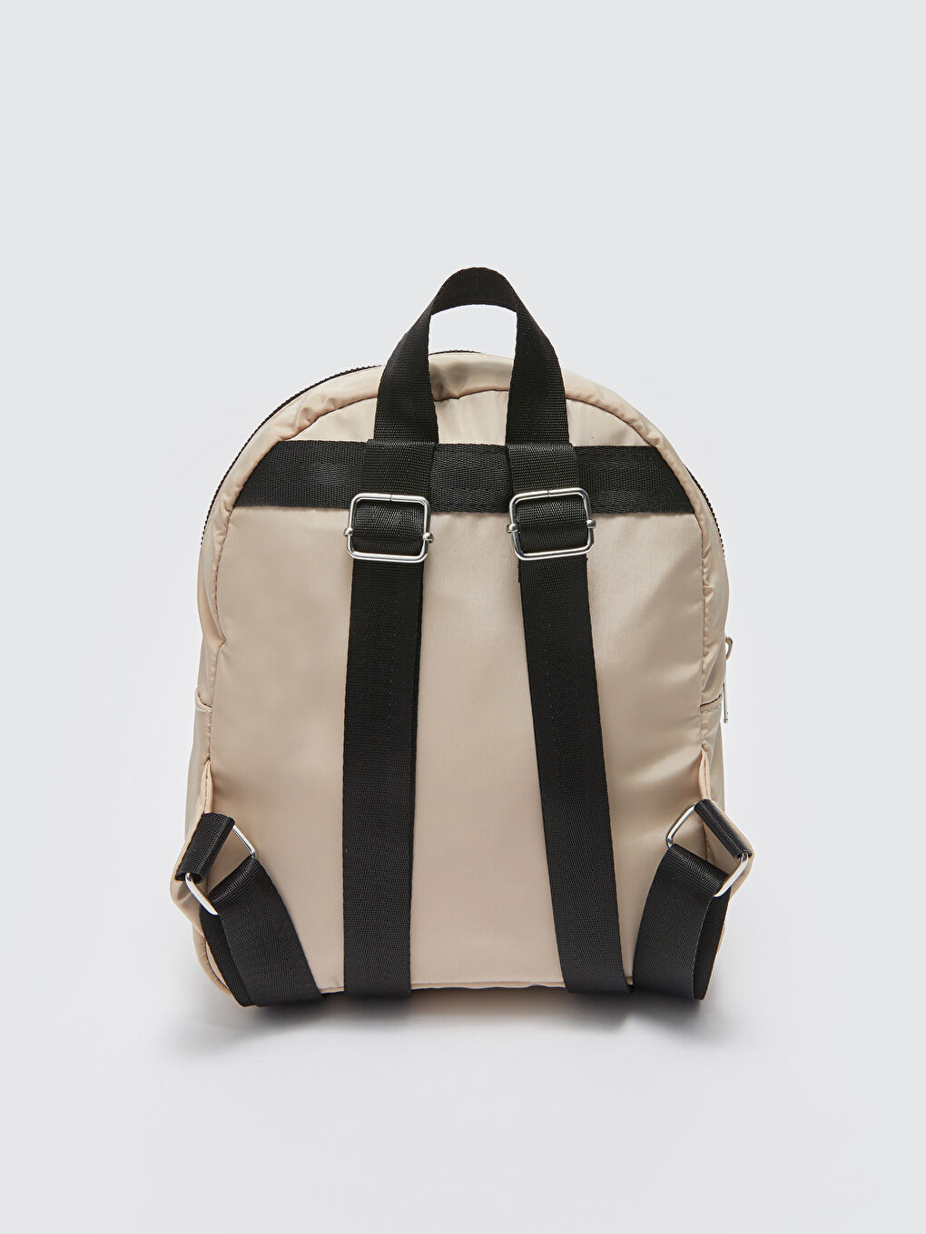 Bej Paraşüt Kumaş Kadın Sırt Çantası-4