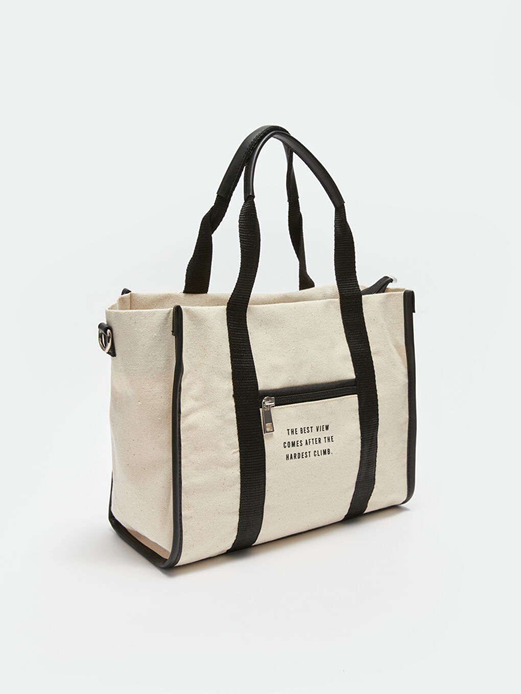 Bej Baskılı Kadın Kol Çantası-4