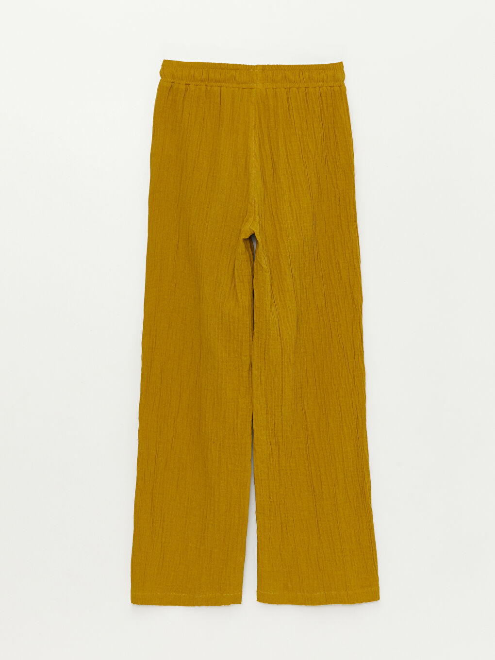 Брюки с эластичным поясом свободного кроя для женщин-6