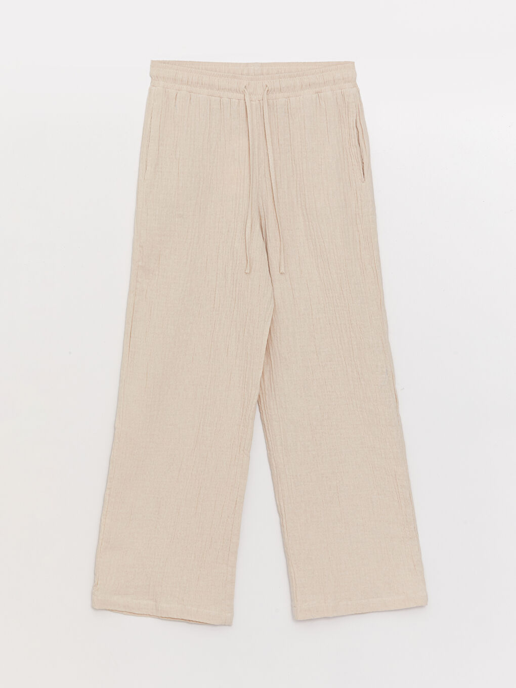 Elasticated Waist Relaxed Fit Women's Trousers-5