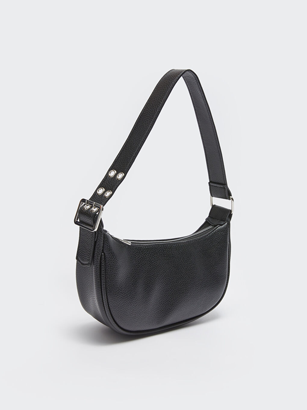 Faux Leather Women's Baguette Bag-3
