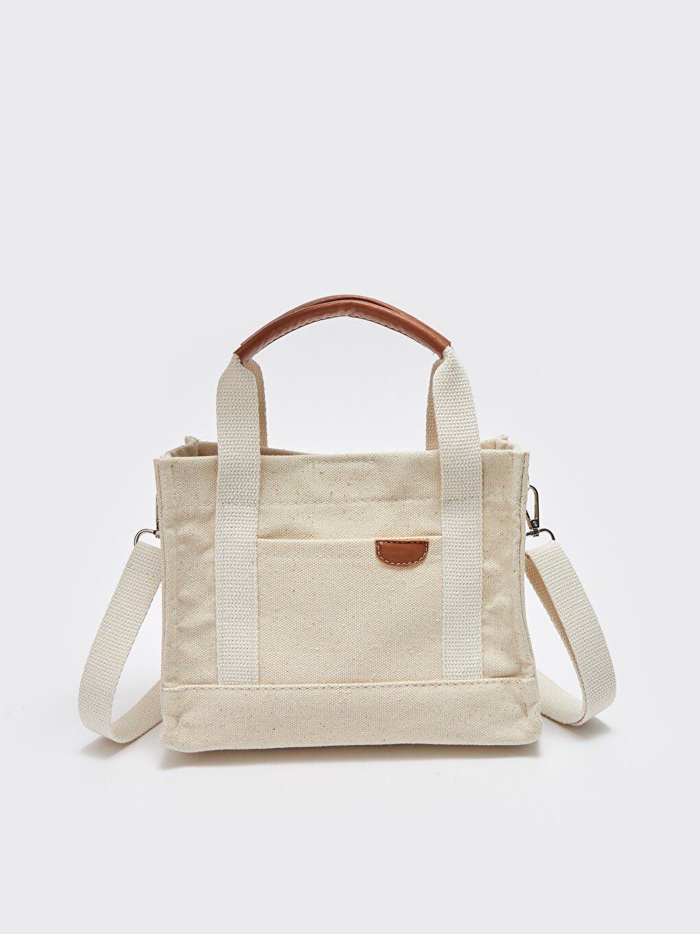 LCW ACCESSORIES Bej Kanvas Kadın Tote Çanta - 3