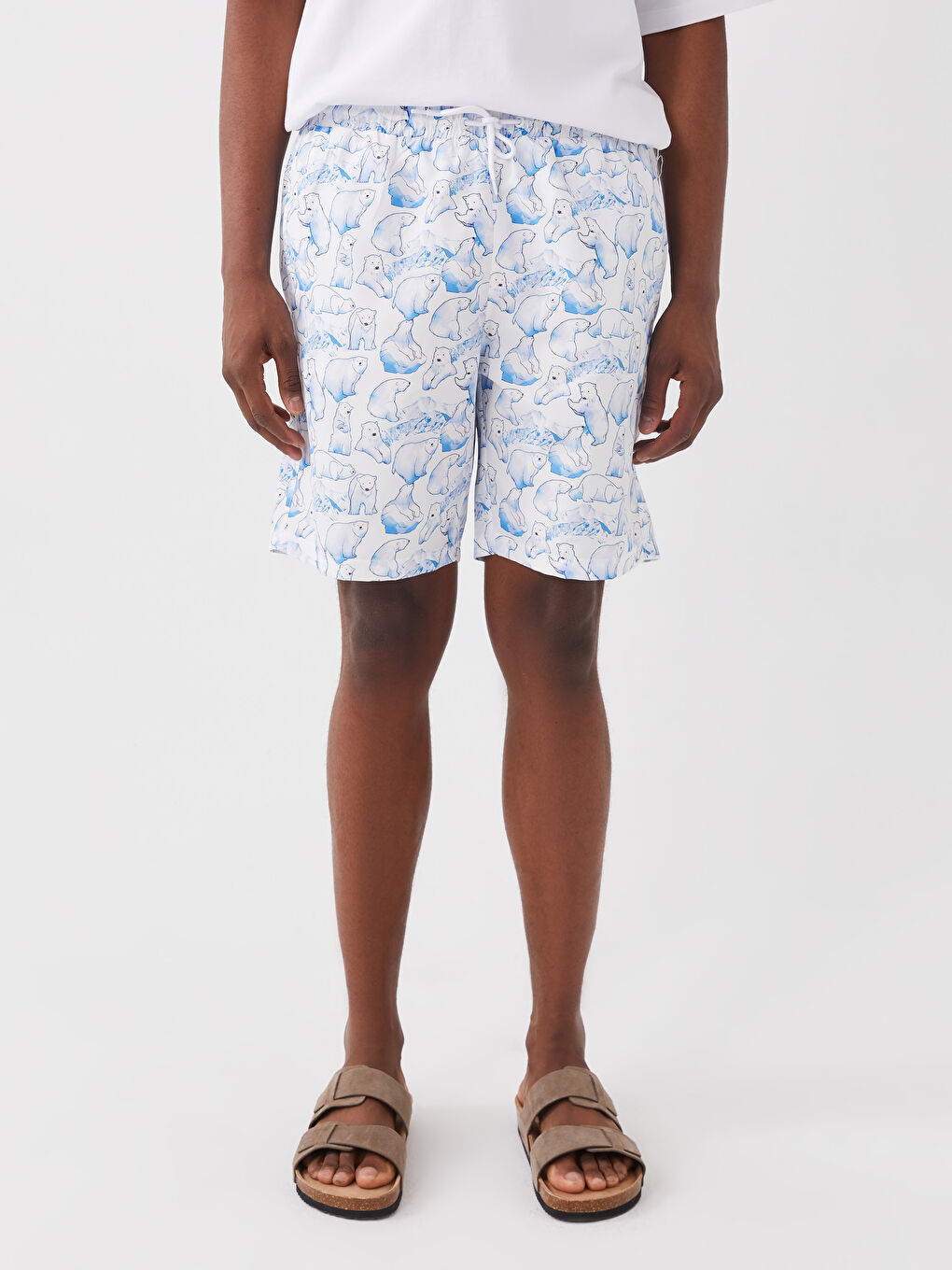 Short Pattern Men's Swimwear -S3G829Z8-LQK