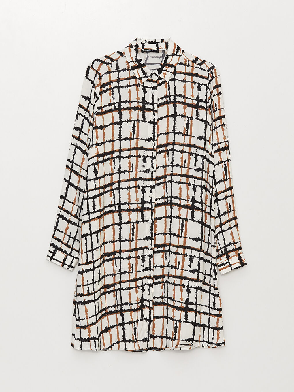 قميص تونيك منقوش للسيدات-5