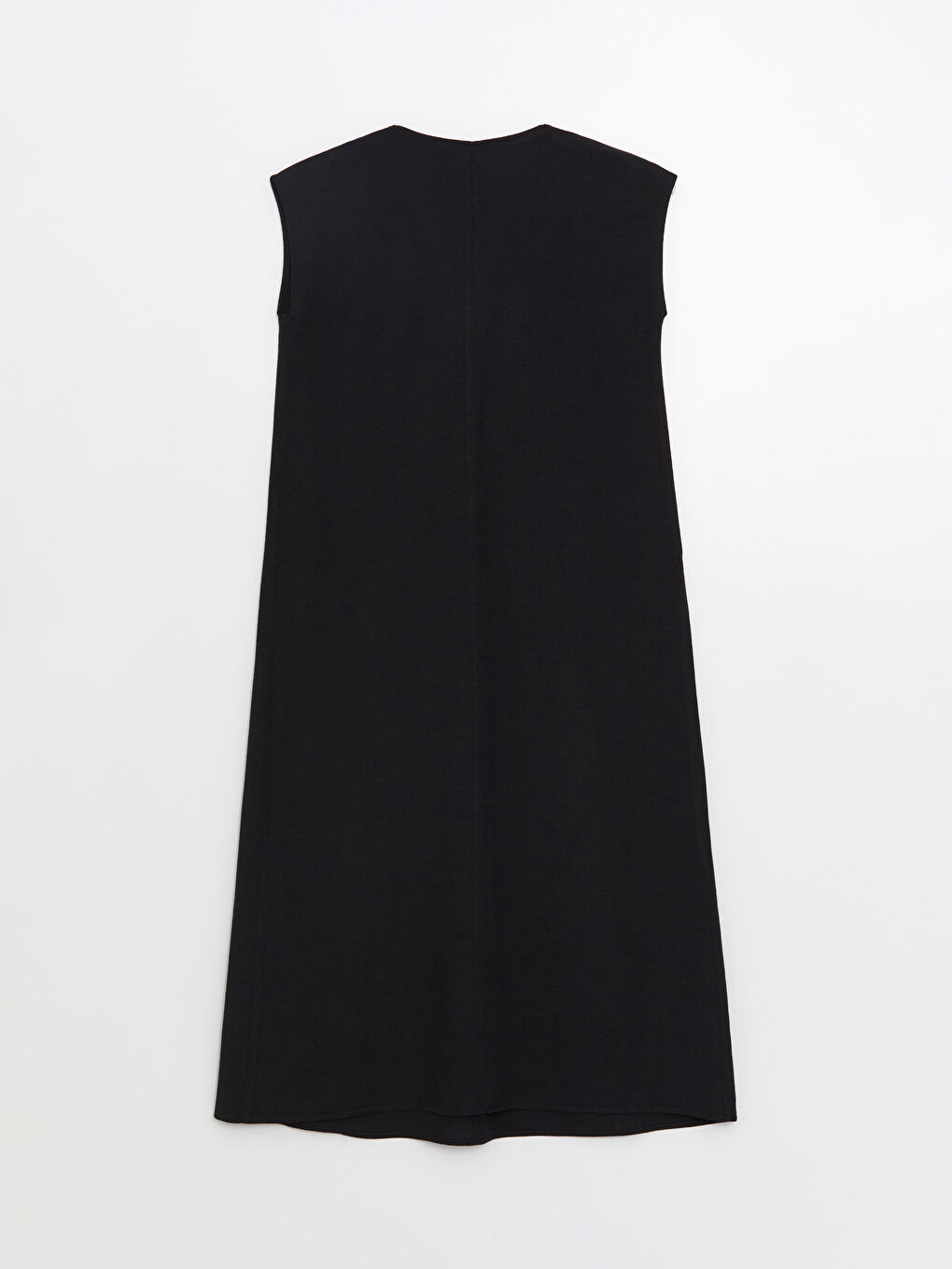 V Neck Plain Linen Blend Women's Dress -S3G843Z8-CVL