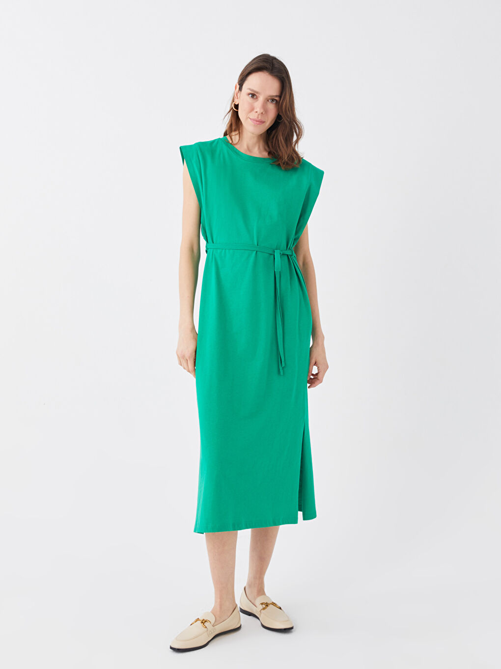 Crew Neck Straight Women Dress -S3G865Z8-GQ5