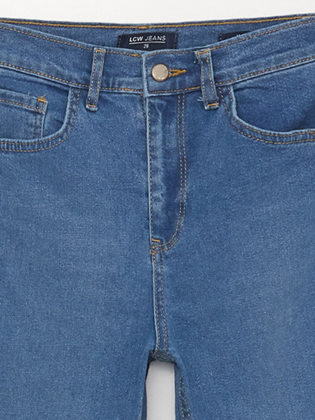 İndigo Normal Bel Mars Flare Kadın Jean Pantolon-7