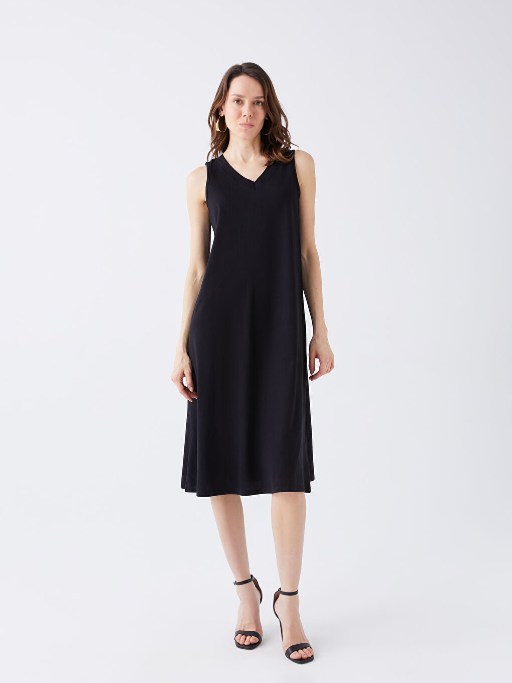 V-Neck Straight A-Line Women's Dress -S3G919Z8-CVL