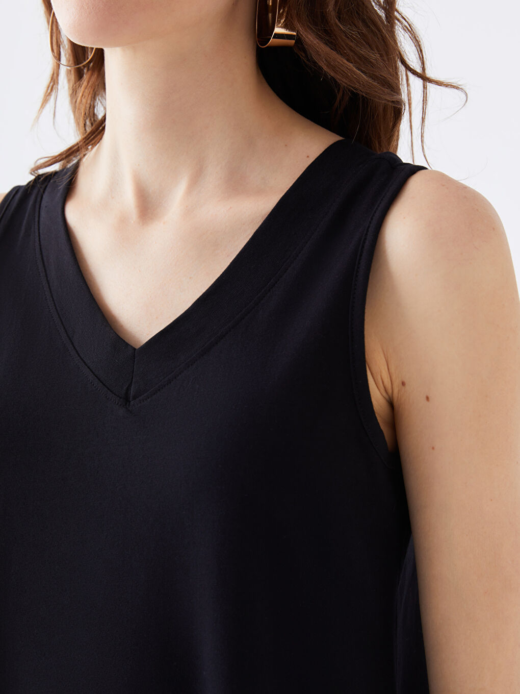 V-Neck Straight A-Line Women's Dress -S3G919Z8-CVL