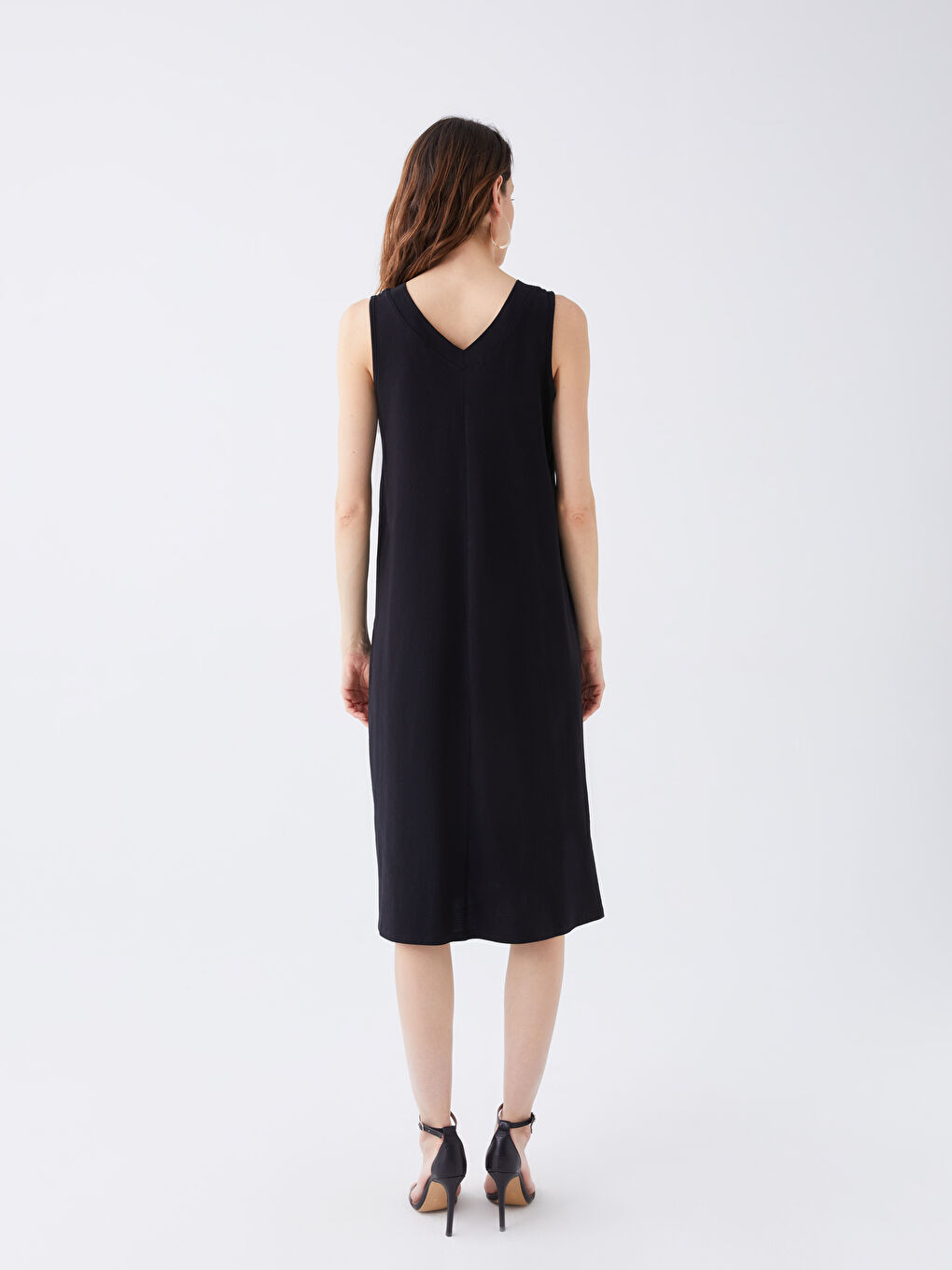 V-Neck Straight A-Line Women's Dress -S3G919Z8-CVL