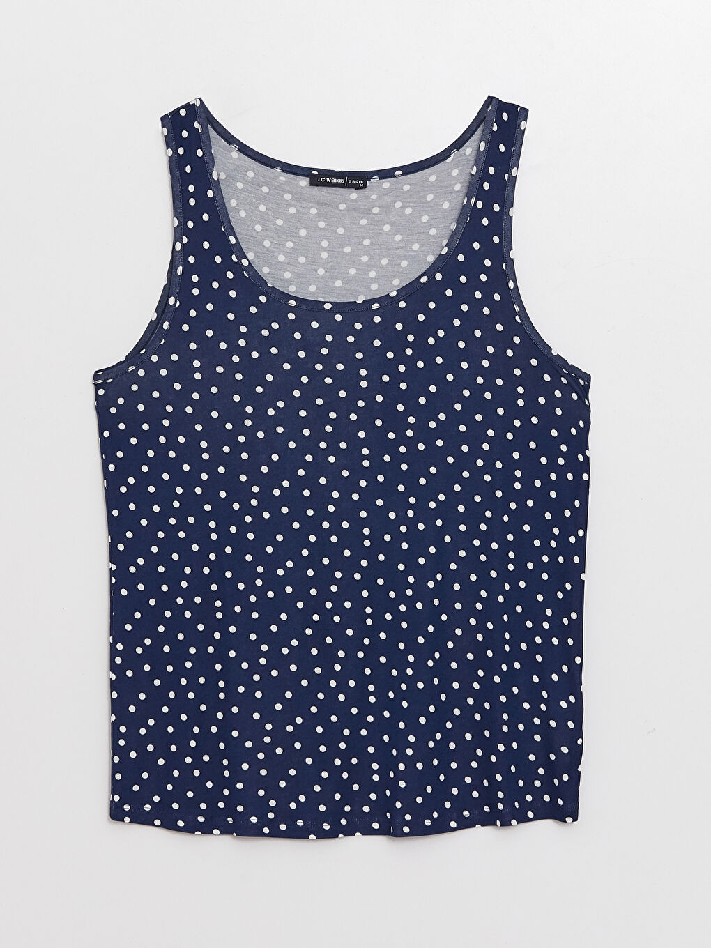 LCWAIKIKI Basic U-Neck Polka Dot Female Athlete -S3G929Z8-LSJ