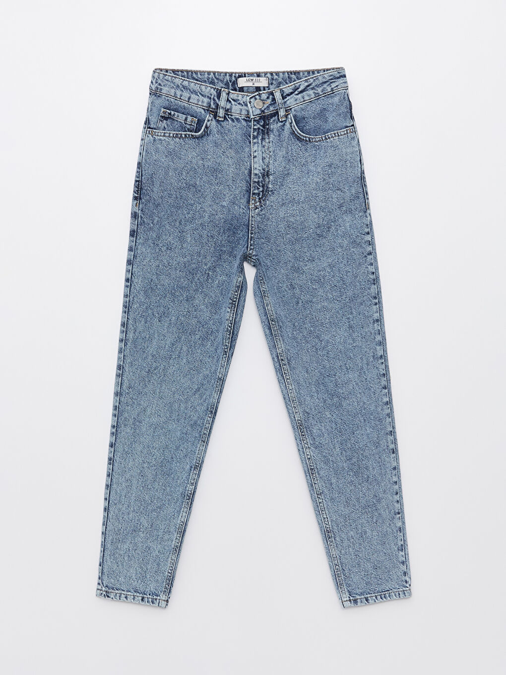 High Waist Mom Fit Women's Jeans-4