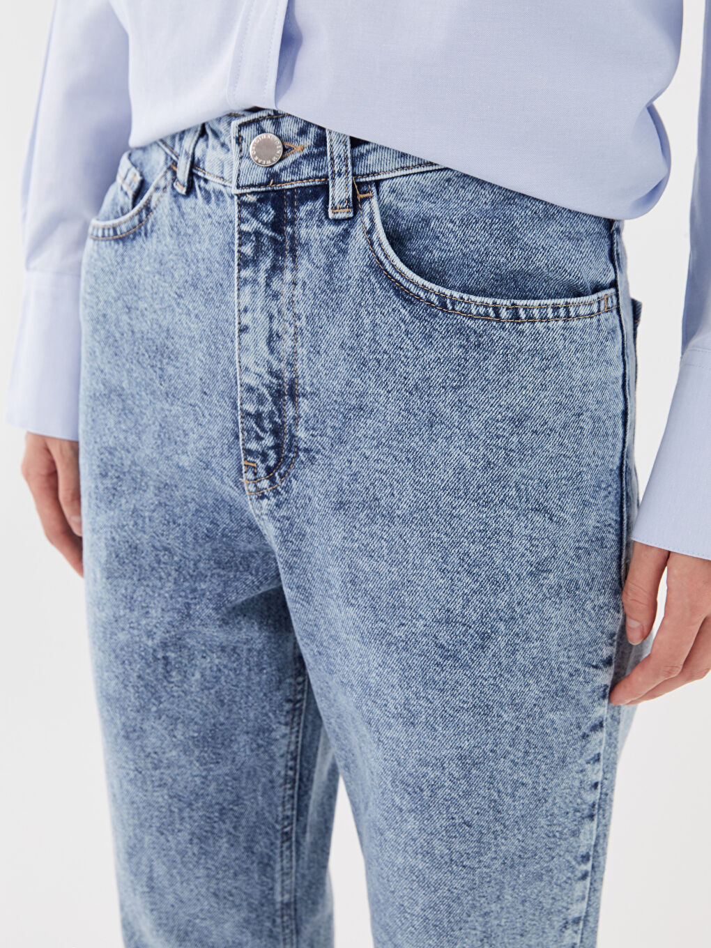 High Waist Mom Fit Women's Jeans-1