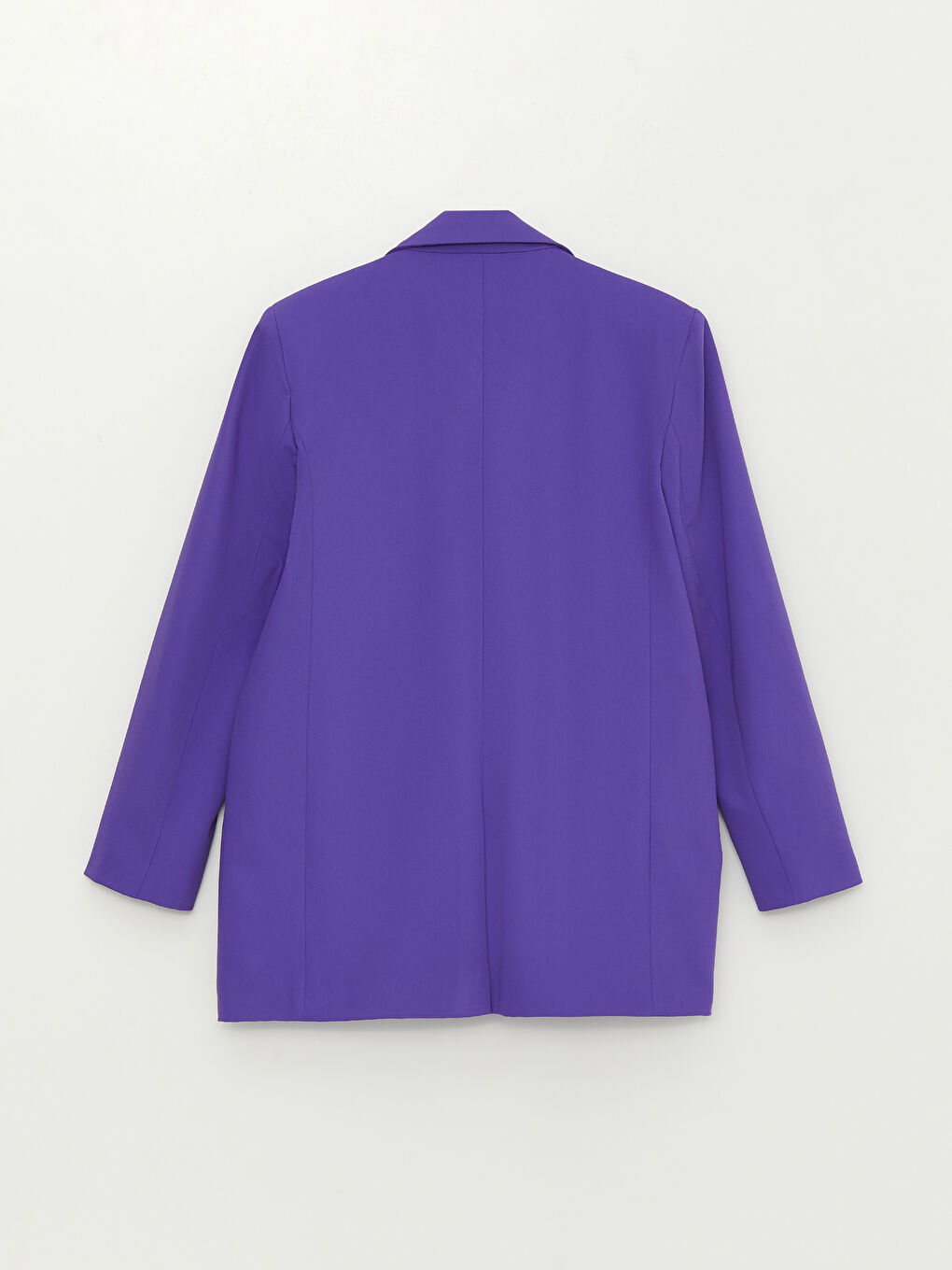 Mor Kadın Önden Düğmeli Blazer Ceket-6