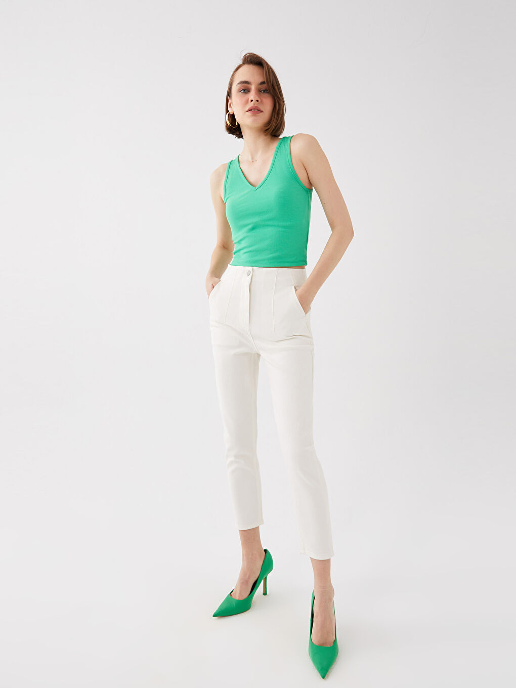 High Waist Mom Fit Women's Jeans