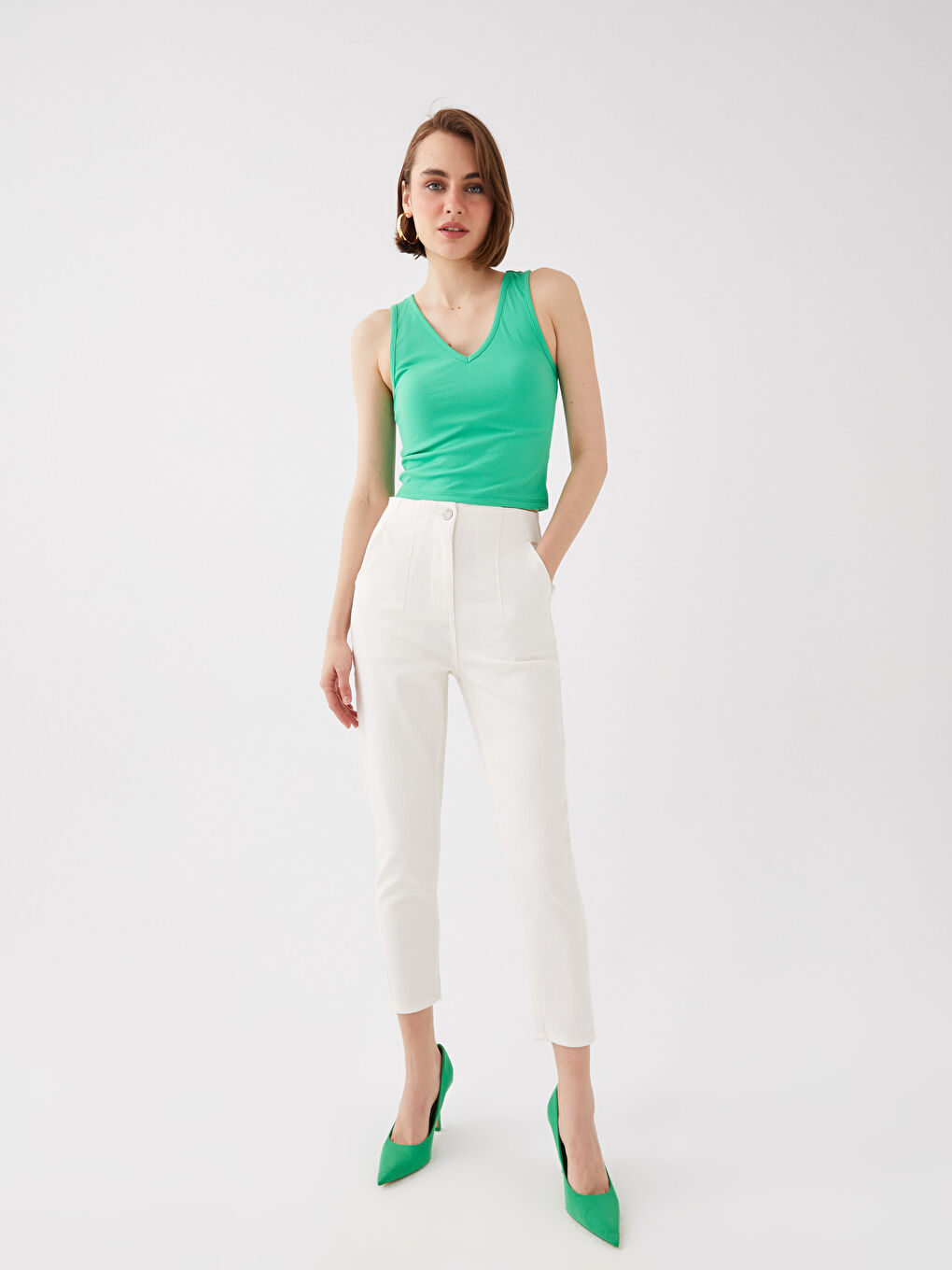 High Waist Mom Fit Women's Jeans-1