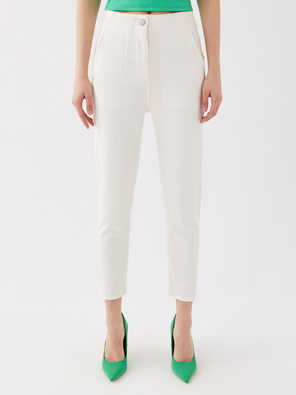 High Waist Mom Fit Women's Jeans-2