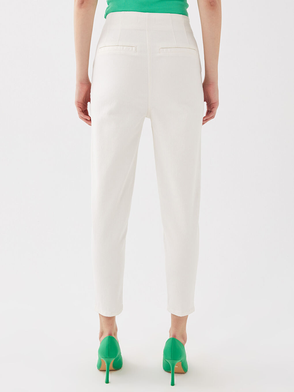 High Waist Mom Fit Women's Jeans-4