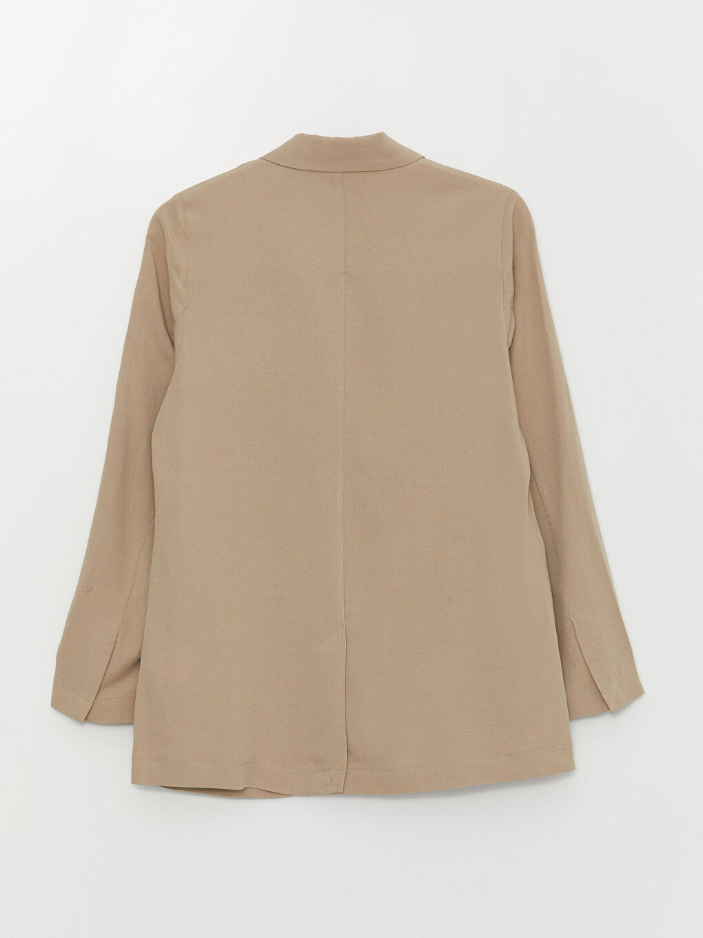 LCWAIKIKI Classic Haki Düz Uzun Kollu Kadın Blazer Ceket - 6