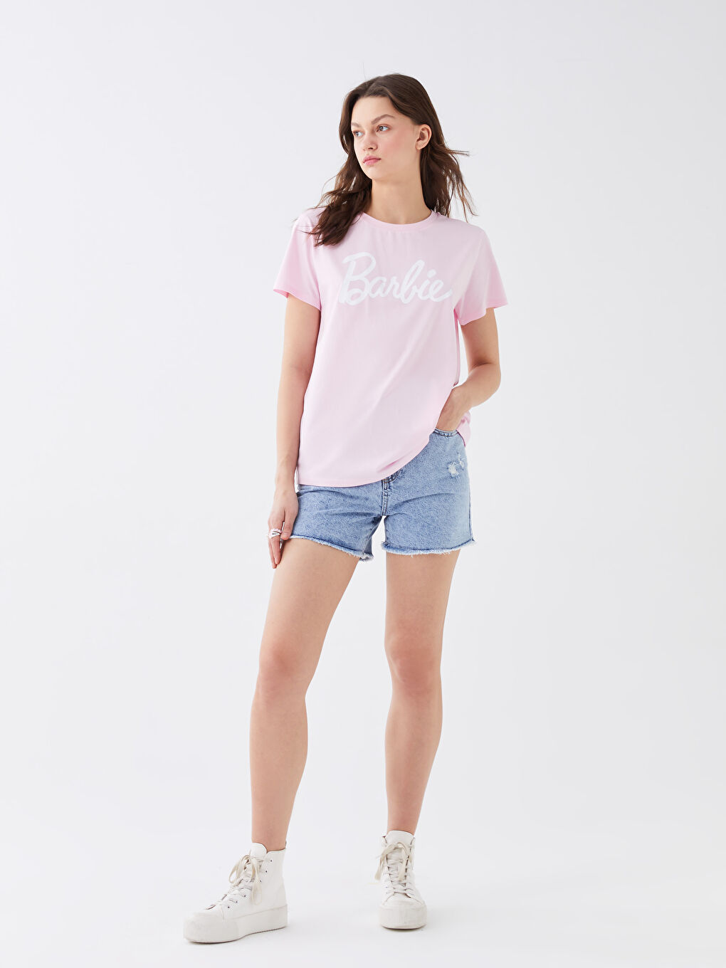 XSIDE Women's Barbie Printed T-Shirt -S3G983Z8-QXB
