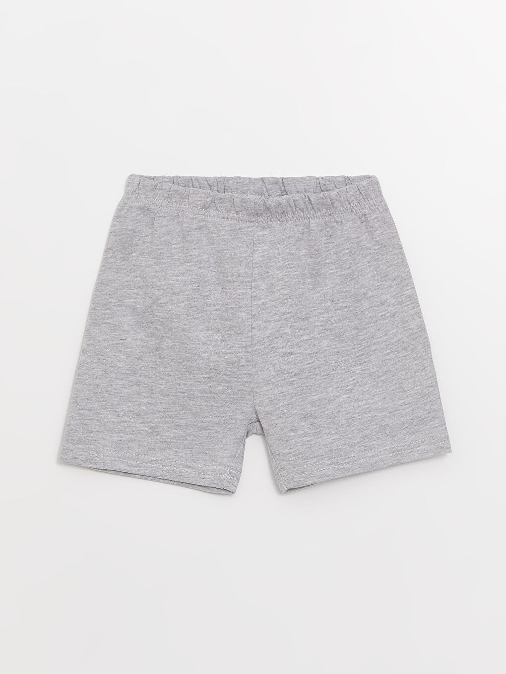 Lacivert Bisiklet Yaka Kısa Kollu Baskılı Erkek Bebek Tişört ve Şort 2'li Takım-2