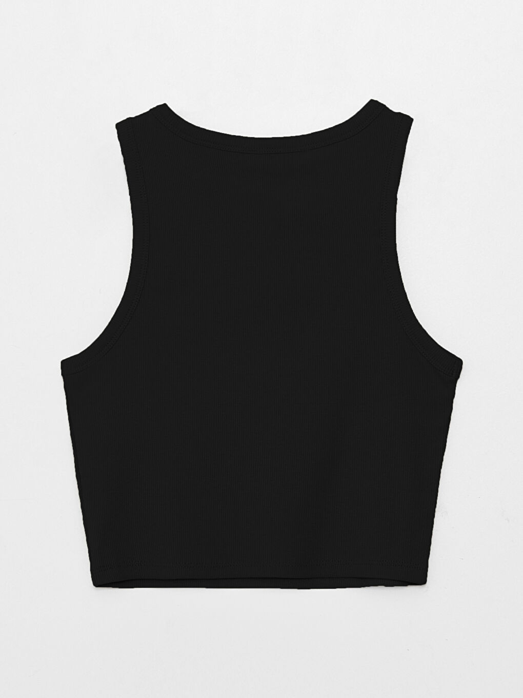 LCW Vision Women's Crew Neck Plain Crop Top -S3GA20Z8-CVL
