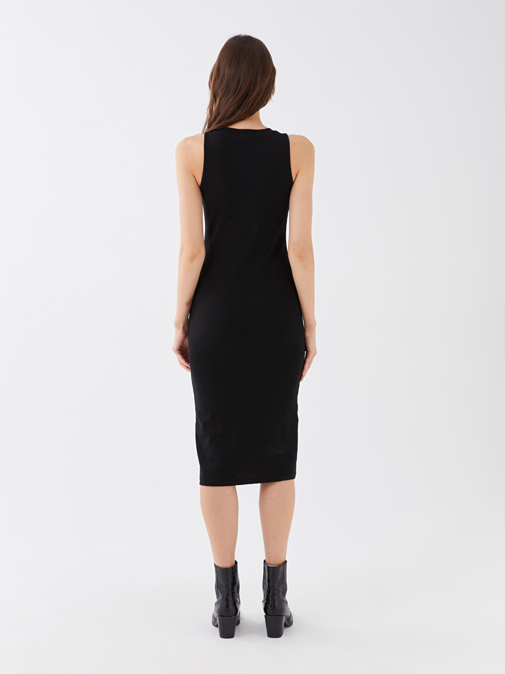 LCW Vision Robe Moulante pour Femmes à Col Rond -S3GA21Z8-CVL