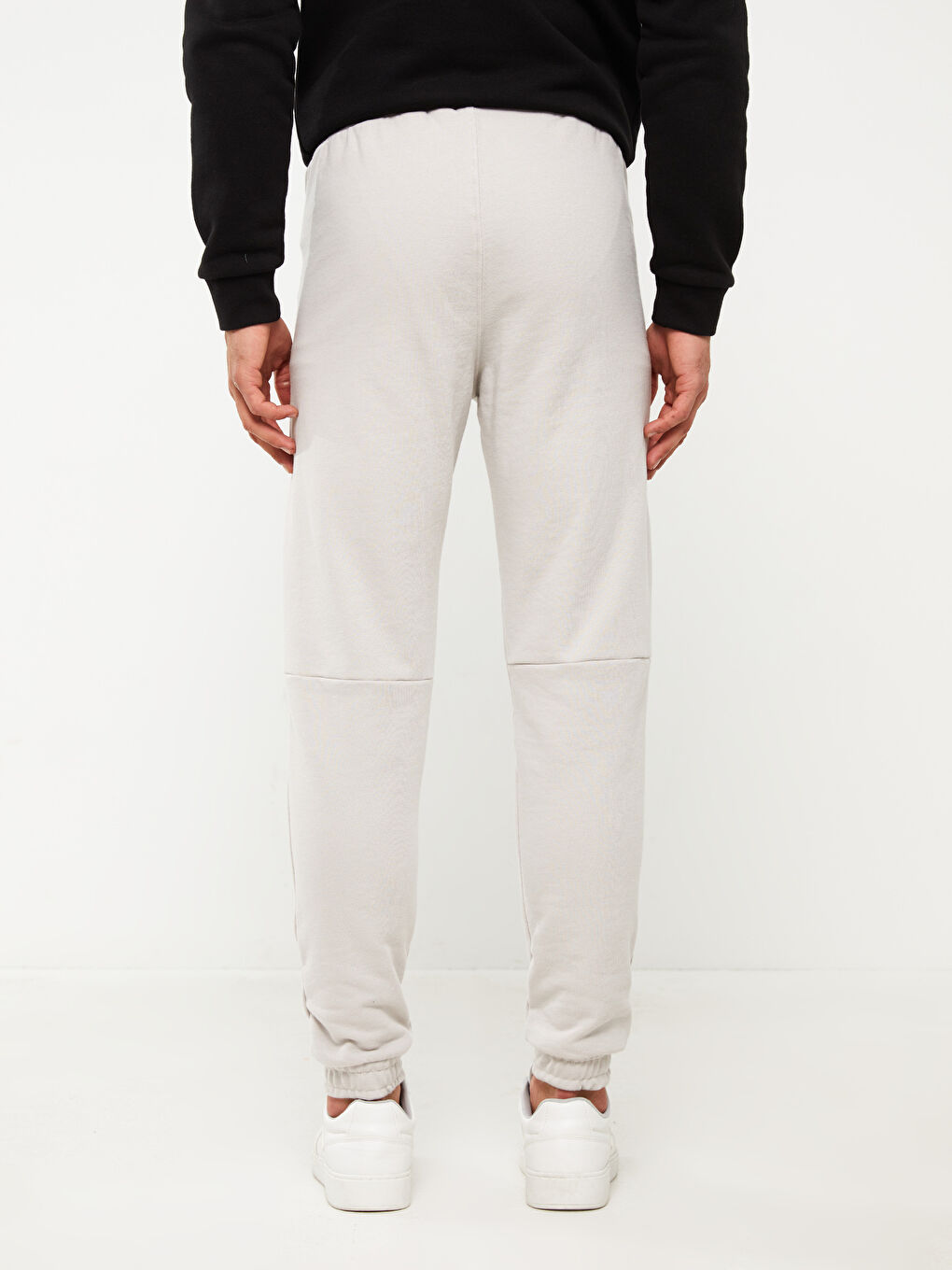 Gri Slim Fit Erkek Jogger Eşofman Altı-3