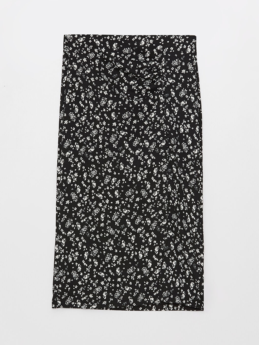 Elasticated Waist Patterned Women's Pencil Skirt -S3GA66Z8-LQJ