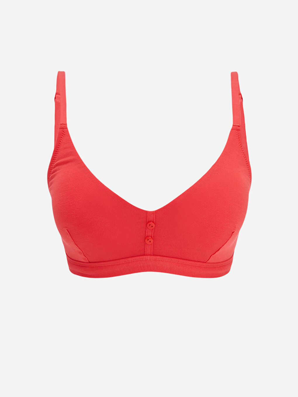 Mercan Balensiz Dolgusuz Düz Sütyen