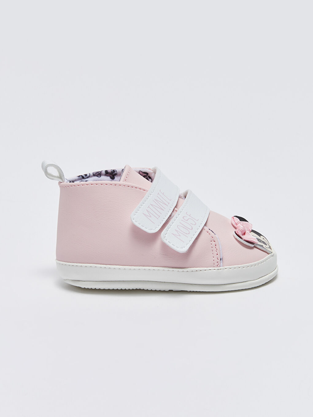 Chaussures de poussette imprimées Minnie Mouse pour bébé fille avant la marche-1