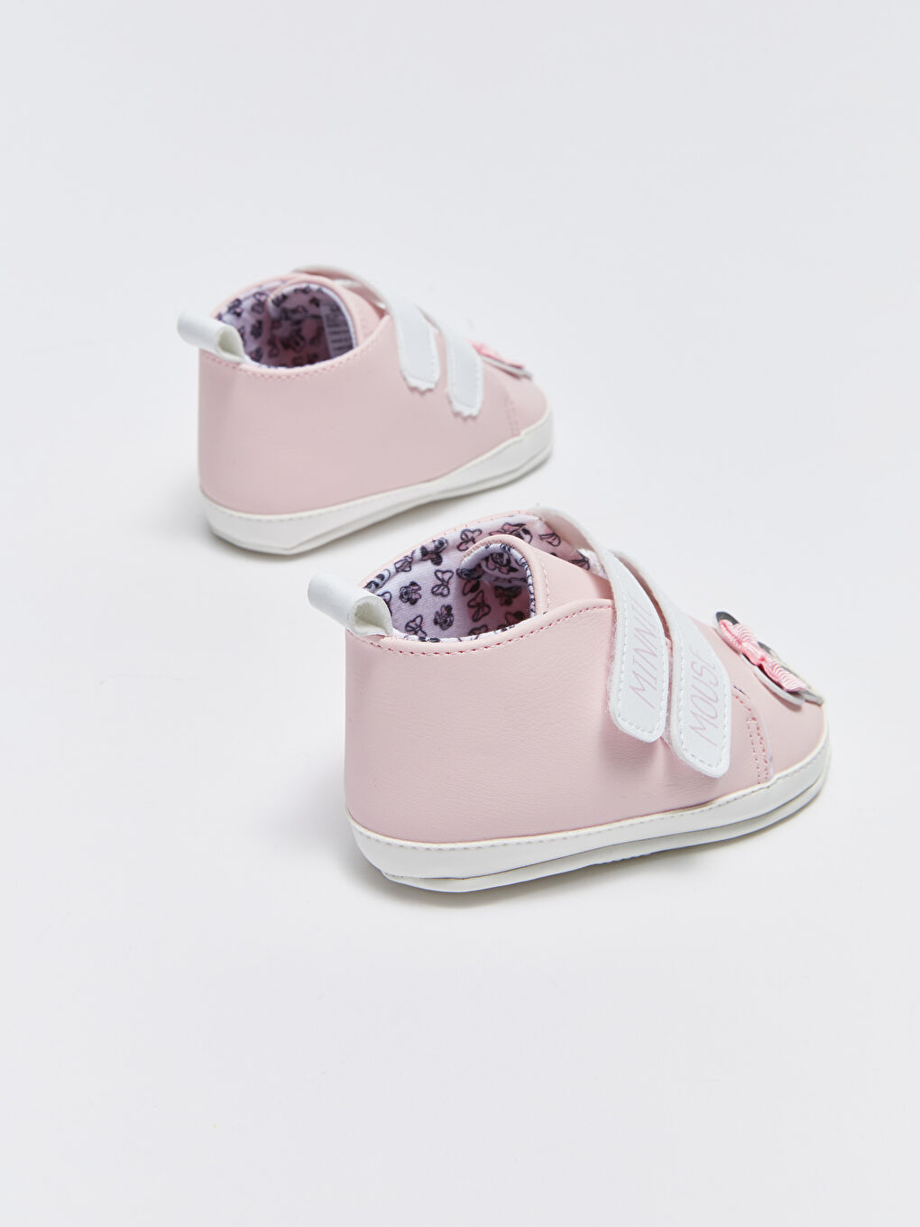 Chaussures de poussette imprimées Minnie Mouse pour bébé fille avant la marche-4