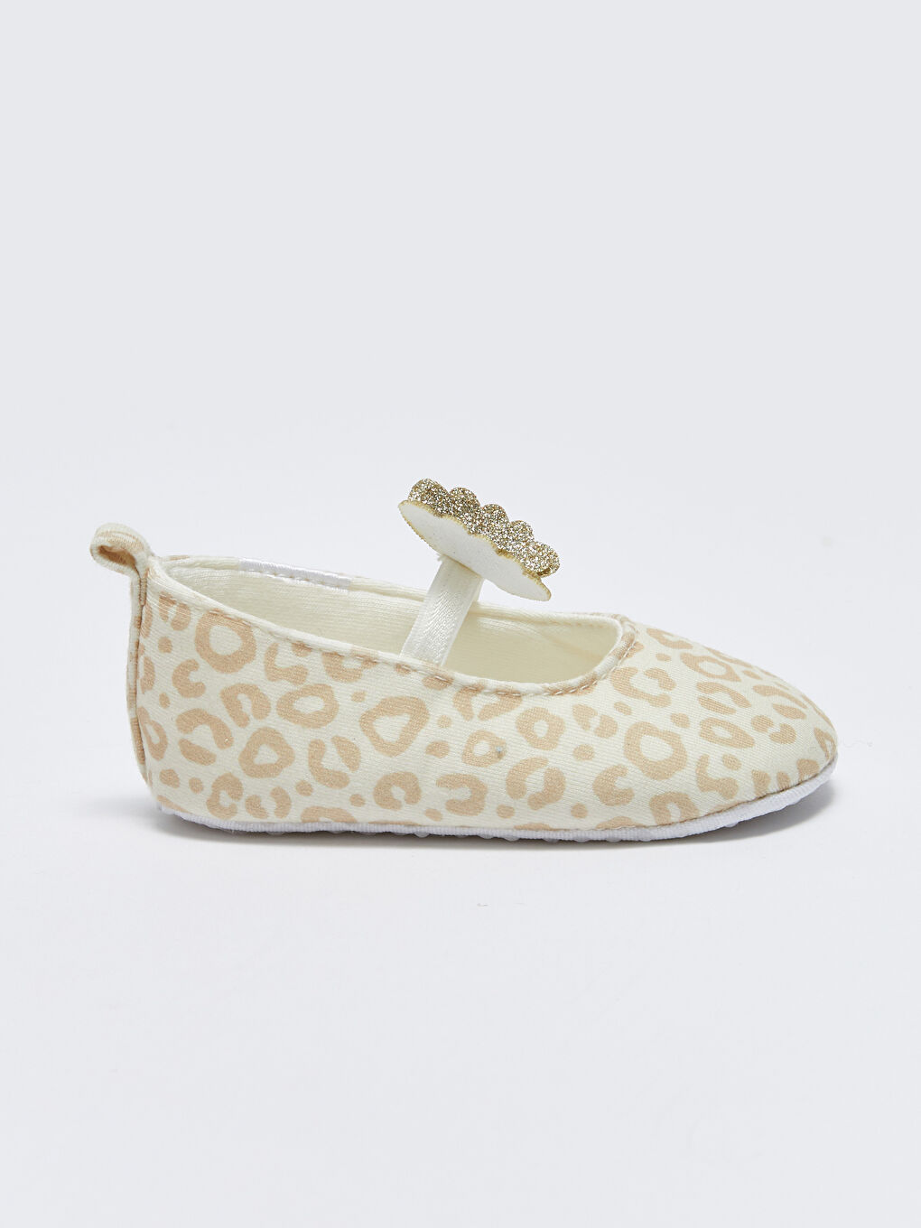 ბაფთით დეტალური გოგონას პირველი ნაბიჯების ფეხსაცმელი და თმის სამაგრი-3