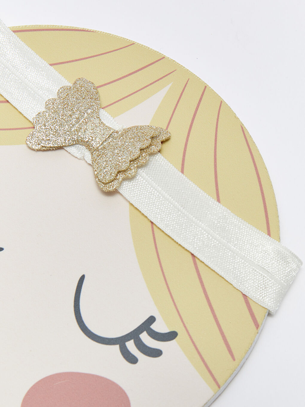 ბაფთით დეტალური გოგონას პირველი ნაბიჯების ფეხსაცმელი და თმის სამაგრი-7