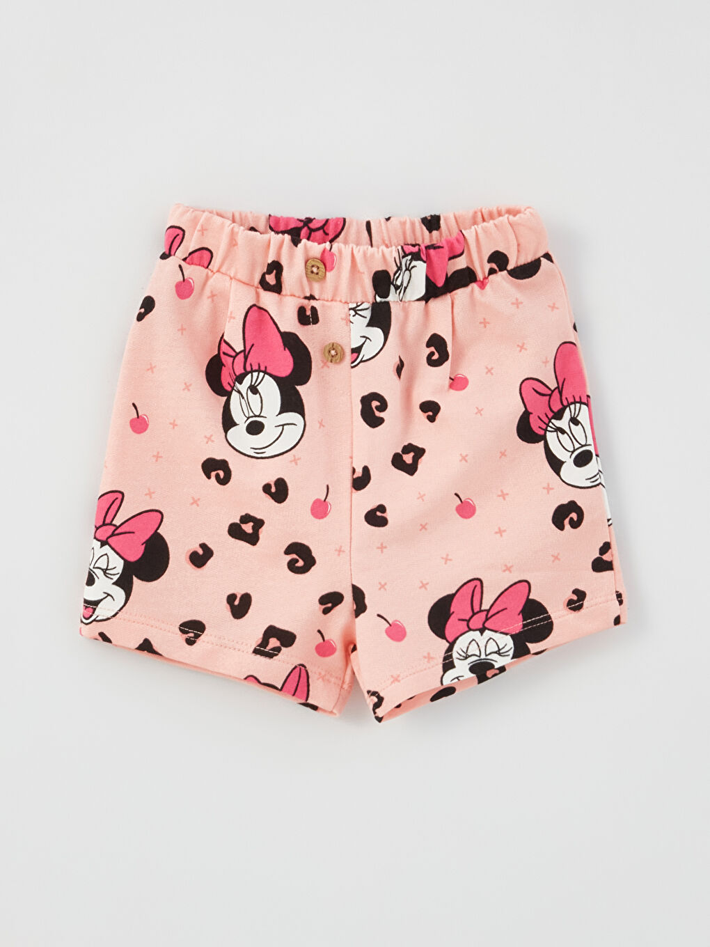 Футболка с круглым вырезом и коротким рукавом с принтом Минни Маус и шорты для малышки - комплект из 2 предметов-2