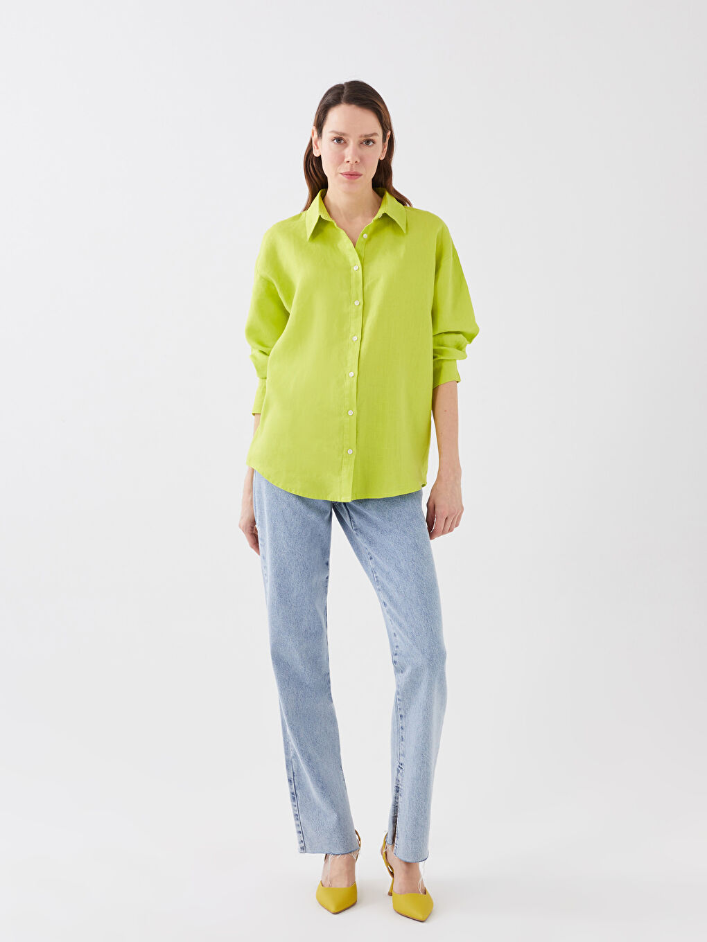 Cămașă GALBEN Femeie-2