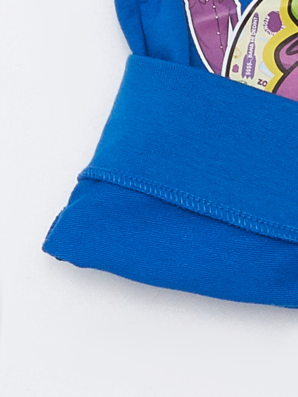 Mavi Bisiklet Yaka Galaktik Tayfa Baskılı Uzun Kollu Erkek Çocuk Sweatshirt-6