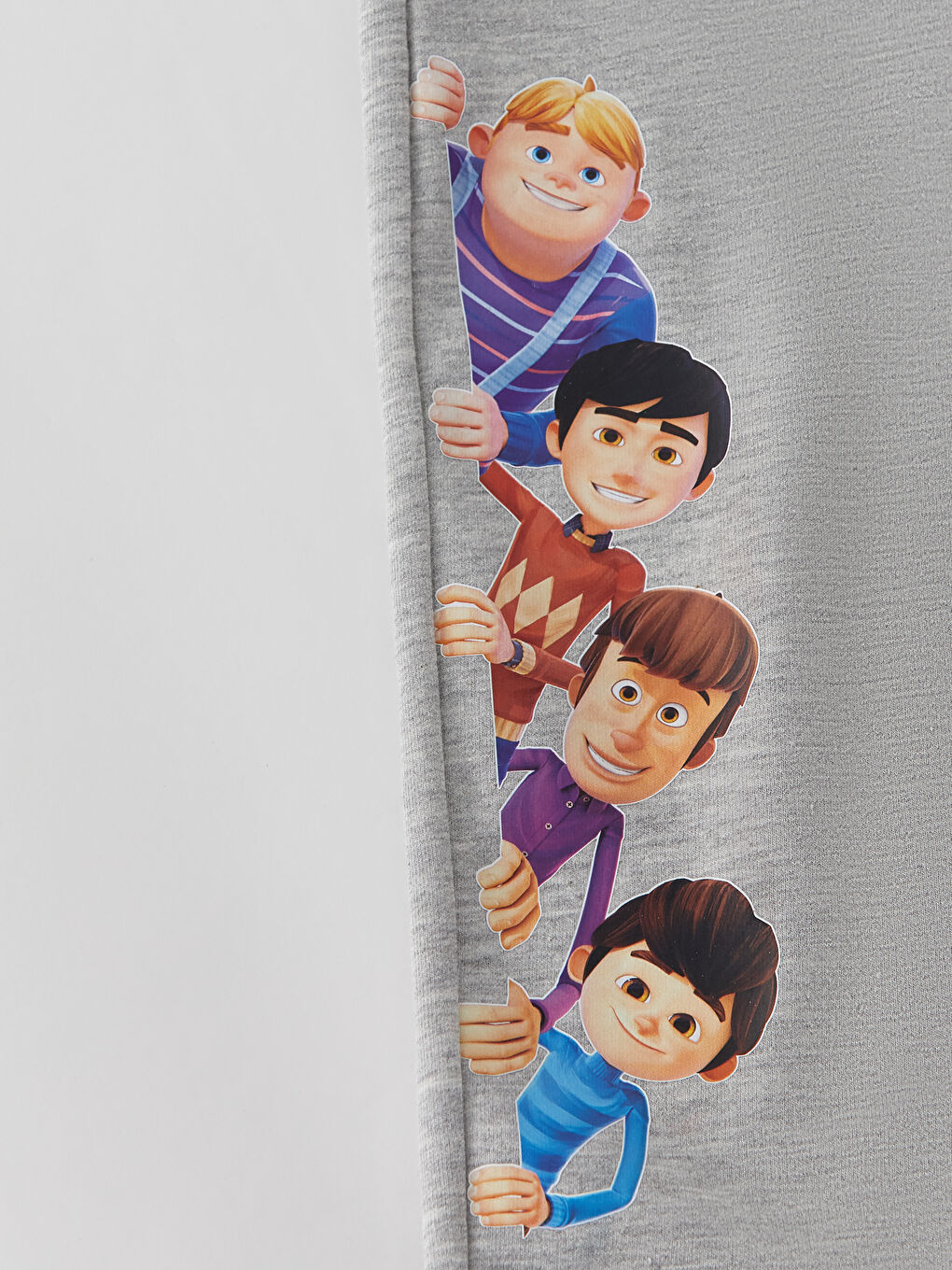 Karışık Beli Lastikli Galaktik Tayfa Baskılı Erkek Çocuk Jogger Eşofman Altı-4